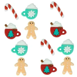 Figuras de azúcar bastones y jengibre Navidad (12) - PME