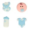 Figuras de azúcar bebé niño azul (12) - Sin gluten - Funcakes