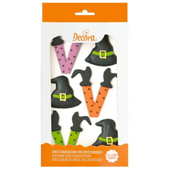 Figuras de azúcar bruja de Halloween (6) - Decora