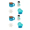 Figuras de azúcar Cozy Winter Navidad (8) - Wilton