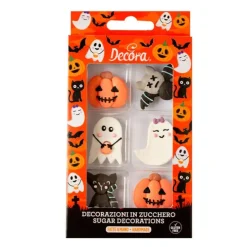 Figuras de azúcar Ghost Halloween (6) - Sin gluten - Decora