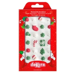 Figuras de azúcar Navidad (24) - Sin gluten - Dekora