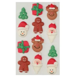 Figuras de azúcar Navidad (12) - Wilton