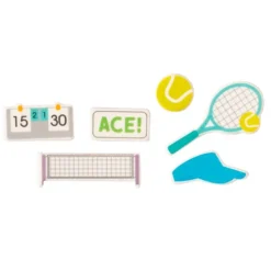 Figuras de azúcar tenis (12) - Sin gluten - Decora