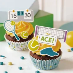 Figuras de azúcar tenis (12) - Sin gluten - Decora