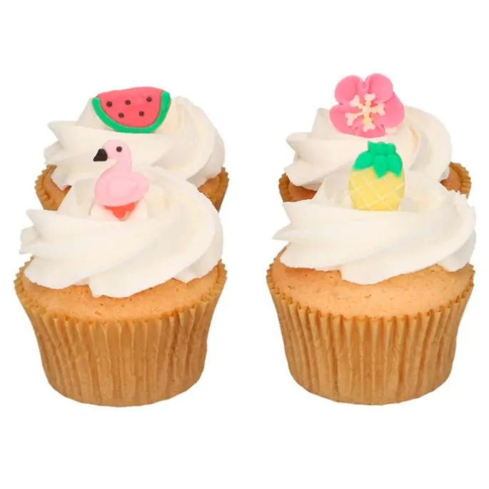 Figuras de azúcar tropical (8) - Sin gluten - Funcakes