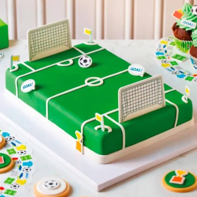 Figuras y topper de azúcar fútbol (12) - Sin gluten - Decora