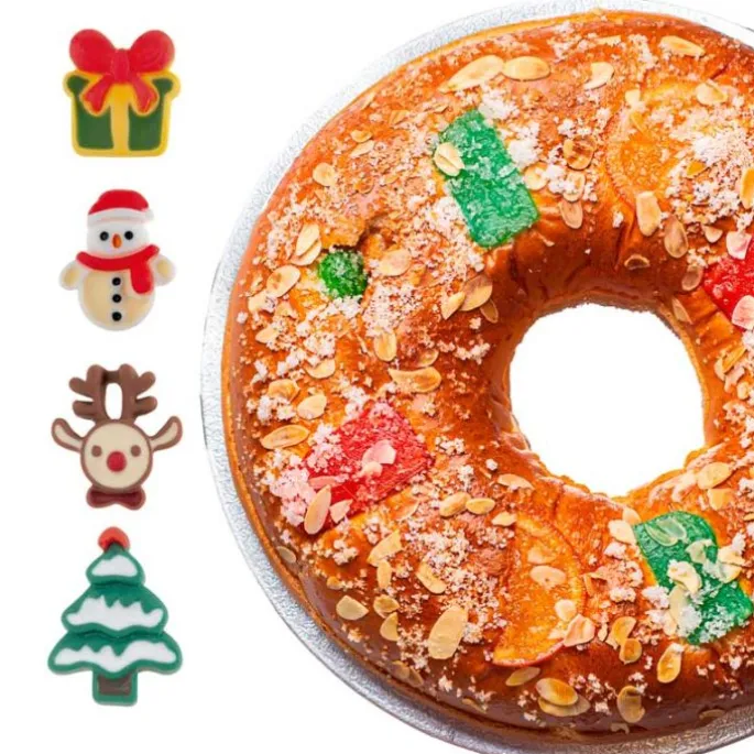 Figurita Navidad 2D para roscón de Reyes - Dekora