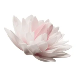 Flor de oblea Dalia blanca 12,5 cm - Sin gluten - Dekora