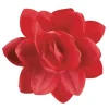 Flor de oblea roja 12,5 cm - Sin gluten - Dekora