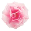 Flor de oblea rosa color rosa 12,5 cm - Sin gluten - Dekora