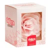 Flor de oblea rosa rosa clara 12,5 cm - Sin gluten - Dekora