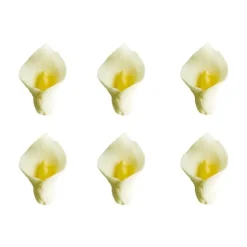 Flores Calas de azúcar 4 cm (6) - Decora