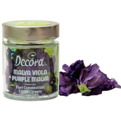 Flores comestibles de malva violeta 1 g - Decora