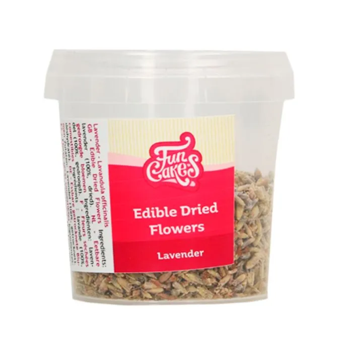 Flores comestibles lavanda 10 g - Funcakes
