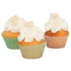 Flores Crisantemos de azúcar blancos y rosas (30) - Sin gluten - Funcakes