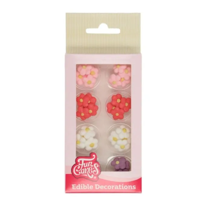 Flores de azúcar 1,2 cm (32) - Sin gluten - Funcakes