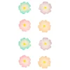 Flores de azúcar dalias de colores 3 cm (8) - Wilton