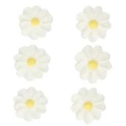 Flores de azúcar margaritas 2,3 cm (16) - Funcakes