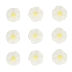 Flores de azúcar pequeñas blancas 1,5 cm (56) - Funcakes