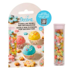 Flores de colores comestibles 1 g - Sin gluten - Decora