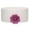 Flores de oblea hortensias amarillas y moradas 4 cm (18) - Funcakes
