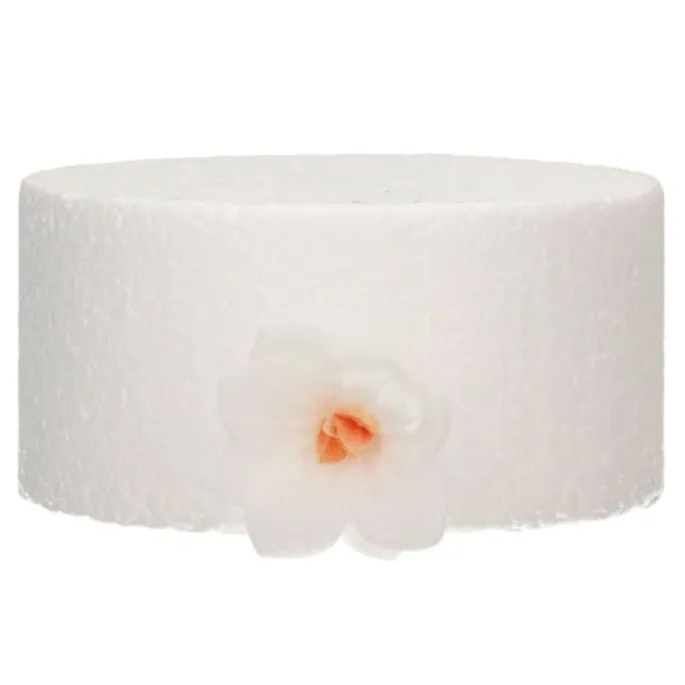 Flores de oblea hortensias blancas 4 cm (18) - Funcakes
