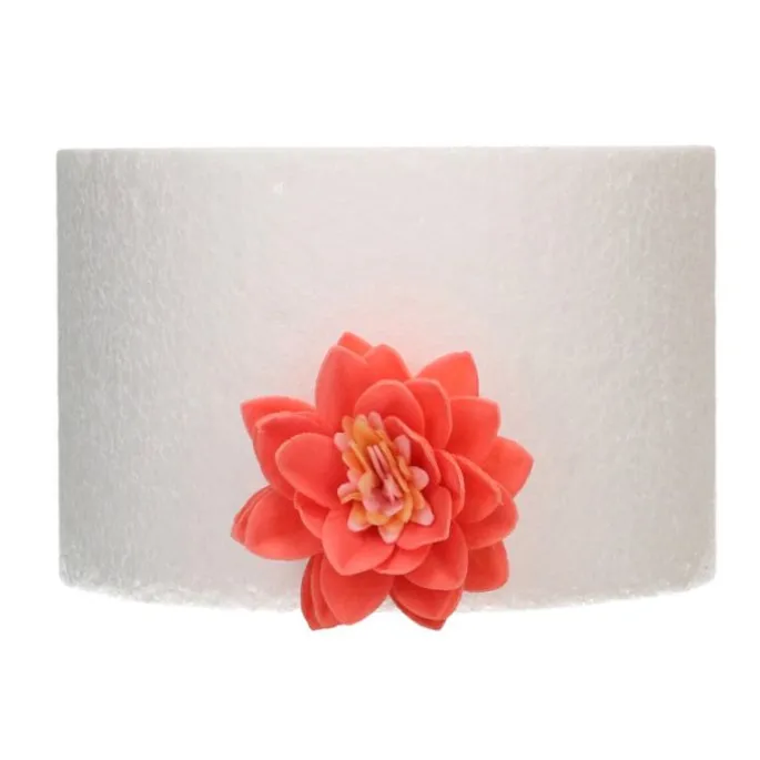 Flores de oblea lotus rojas y rosas 7 cm (10) - Funcakes