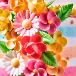 Flores de oblea Margarita de colores 4 cm (13) - Funcakes