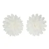 Flores de oblea margaritas blancas 4 cm (12) - Funcakes