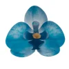 Flores de oblea orquídeas azules 8 cm (10) - Sin gluten - Dekora