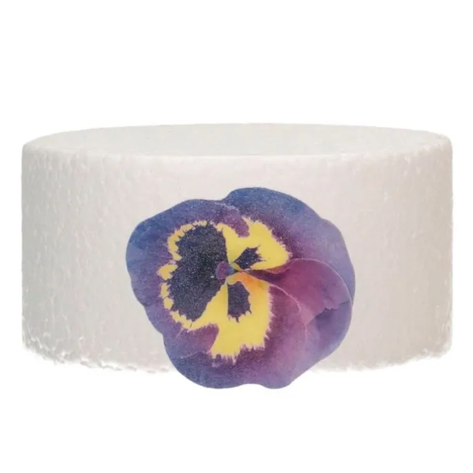 Flores de oblea pensamientos 5 cm (30) - Funcakes