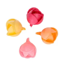 Flores de oblea Peonías de colores 3 cm (7) - Funcakes