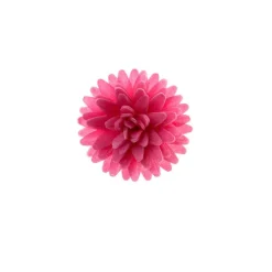 Flores de oblea pompones de colores 4,5 cm (12) - Sin gluten - Dekora