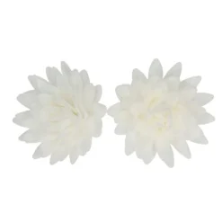 Flores de oblea áster blancas 5,5 cm (14) - Funcakes