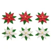 Flores de Pascua de azúcar Navidad (6) - Decora