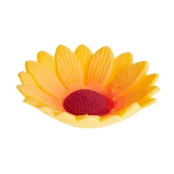 Flores margaritas amarillas de azúcar 6 cm (12) - Sin gluten - Dekora