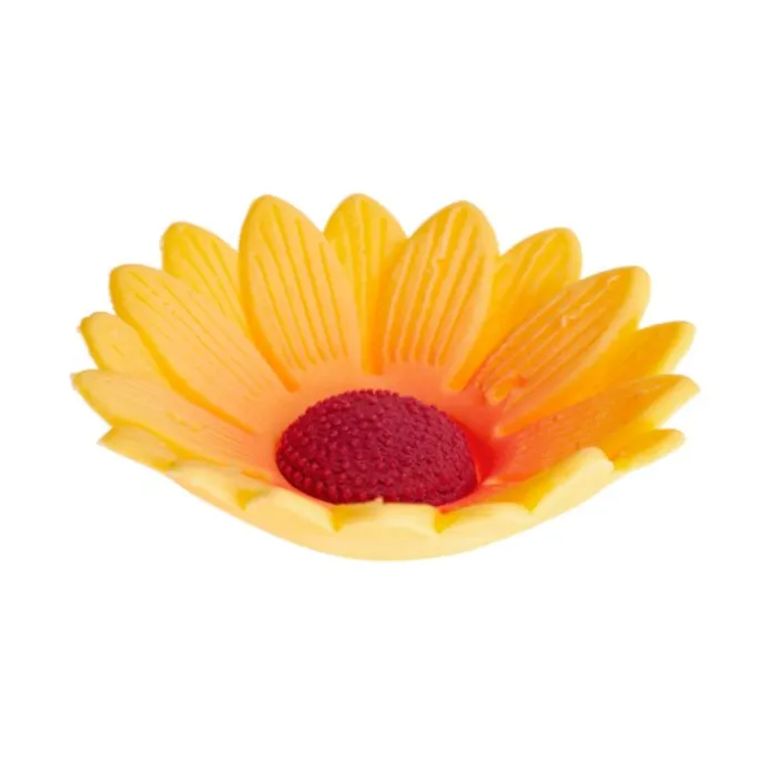 Flores margaritas amarillas de azúcar 6 cm (12) - Sin gluten - Dekora