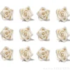 Flores Rosas grandes marfiles de azúcar 5 cm (24) - Decora
