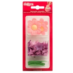 Flores y hojas de oblea (38) - Sin gluten - Dekora