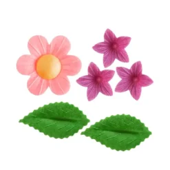 Flores y hojas de oblea (38) - Sin gluten - Dekora