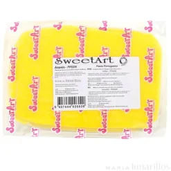 Fondant amarillo 1 kg - Sin gluten - SweetArt