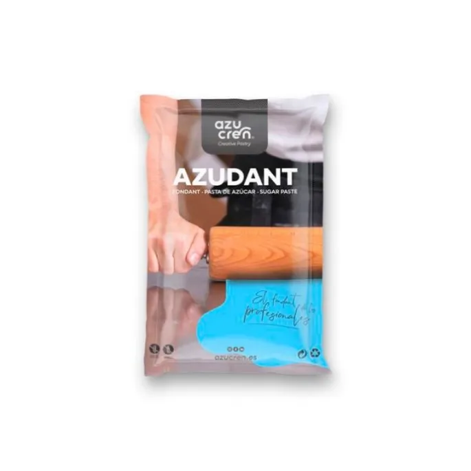 Fondant azul cielo Azudant 250 g - Sin gluten - Azucren
