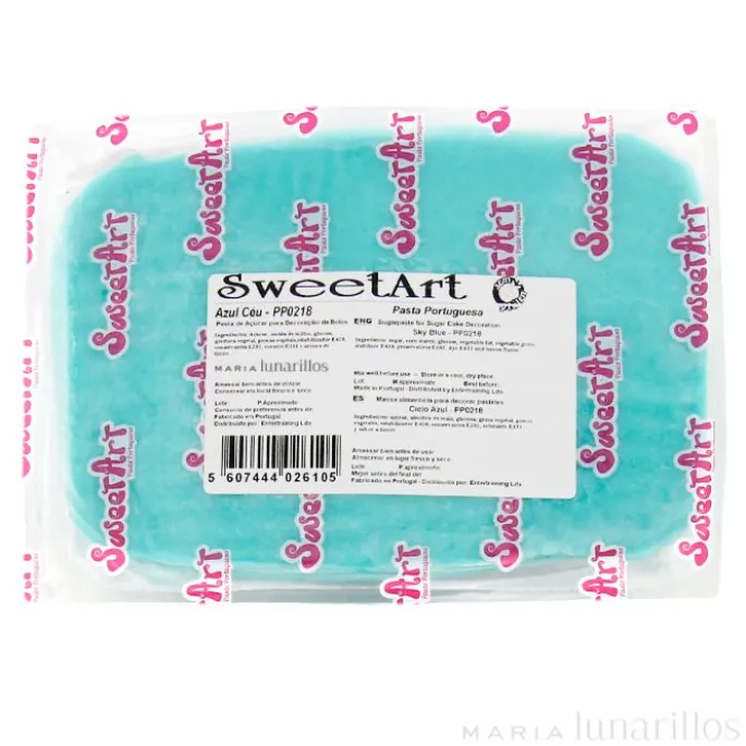 Fondant azul cielo 1 kg - Sin gluten - SweetArt