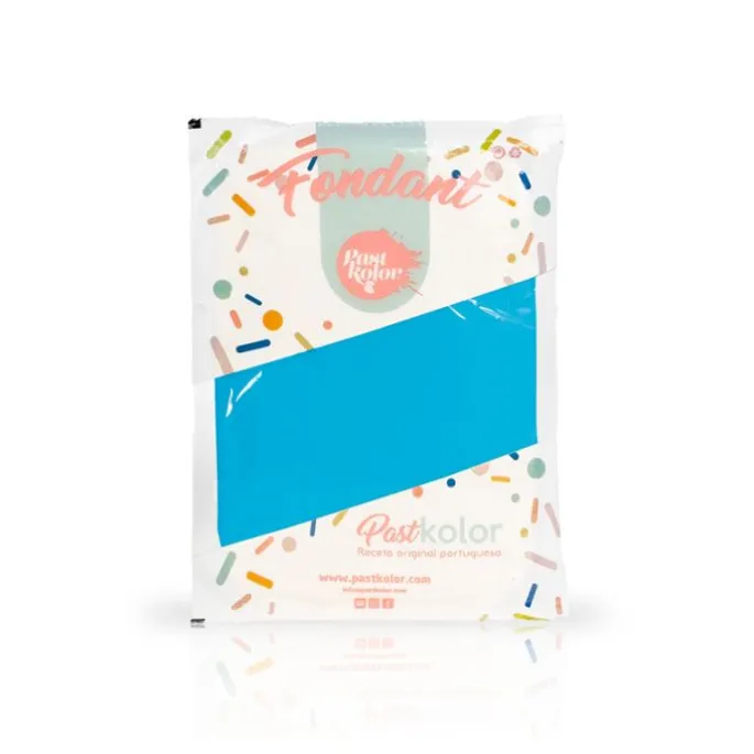Fondant azul 250 g - Sin gluten - Pastkolor