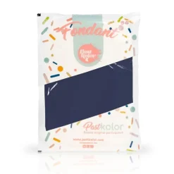 Fondant azul marino 1 kg - Sin gluten - Pastkolor