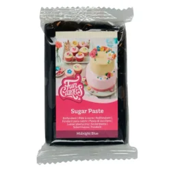 Fondant azul medianoche 250 g - Sin gluten - Funcakes