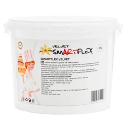 Fondant blanco sabor vainilla 4 kg - Sin gluten - SmartFlex