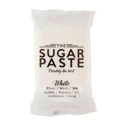 Fondant blanco sabor vainilla 1 kg - Sin gluten - The Sugar Paste