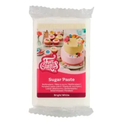 Fondant blanco vainilla 250 g - Sin gluten - Funcakes